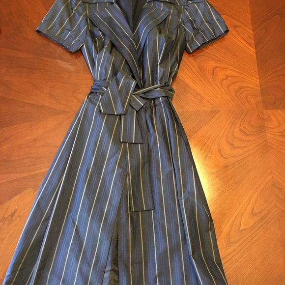 Steve Madden Dresses & Skirts - Checked style black blue line knee length high dress